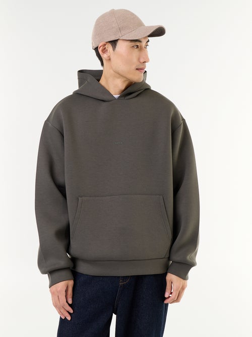 Sudadera con capucha con bolsillo canguro - Kiabi