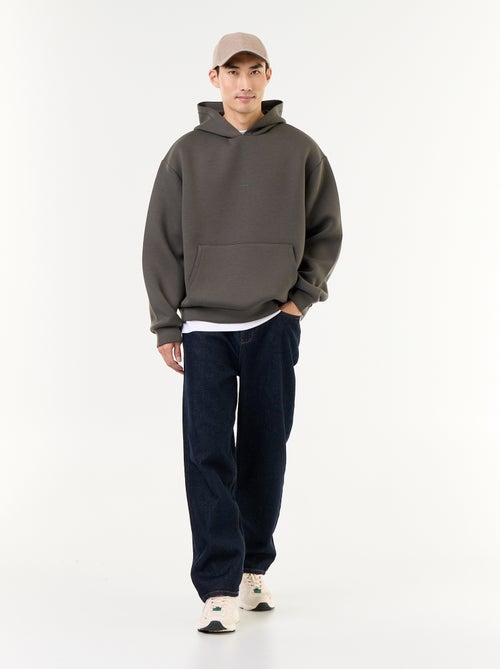 Sudadera con capucha con bolsillo canguro - Kiabi
