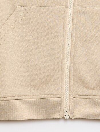 Sudadera con capucha con cremallera - Colección fácil de poner