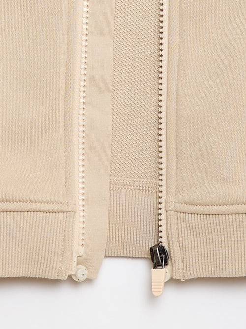 Sudadera con capucha con cremallera - Colección fácil de poner - Kiabi