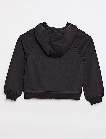 Sudadera con capucha con cremallera - Colección fácil de poner