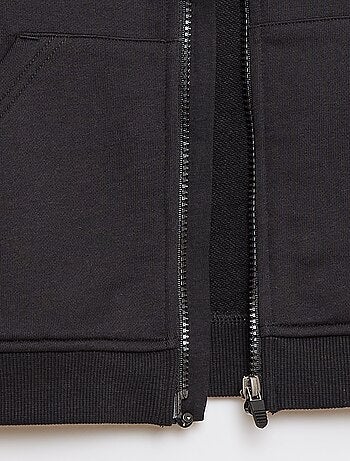 Sudadera con capucha con cremallera - Colección fácil de poner