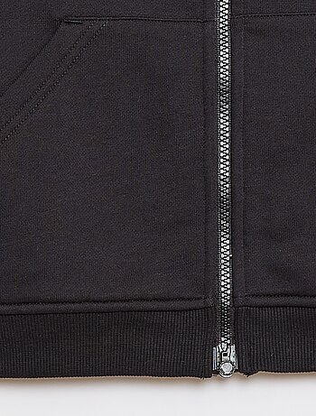 Sudadera con capucha con cremallera - Colección fácil de poner
