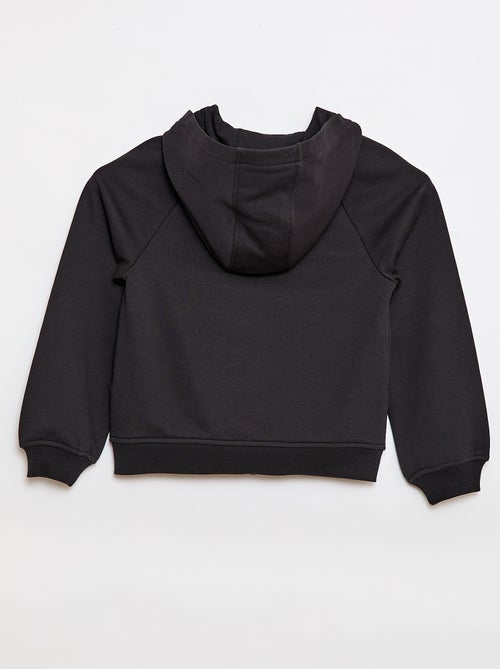 Sudadera con capucha con cremallera - Colección fácil de poner - Kiabi
