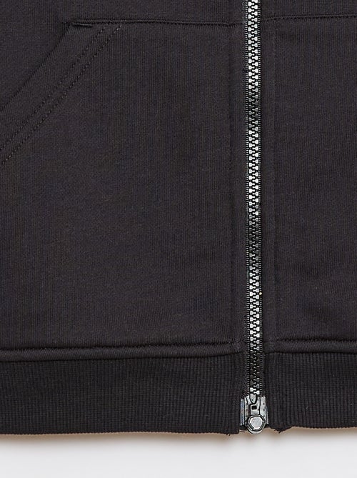 Sudadera con capucha con cremallera - Colección fácil de poner - Kiabi