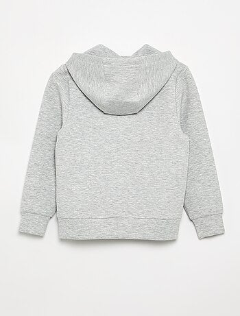 Sudadera con capucha con cremallera y 2 bolsillos con cremallera