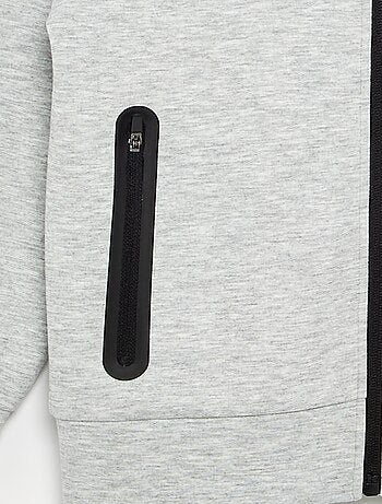 Sudadera con capucha con cremallera y 2 bolsillos con cremallera