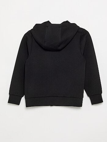 Sudadera con capucha con cremallera y 2 bolsillos con cremallera