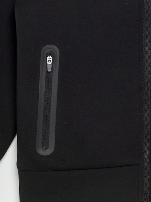 Sudadera con capucha con cremallera y 2 bolsillos con cremallera - Kiabi Sudadera con capucha con cremallera y 2 bolsillos con cremallera - Kiabi