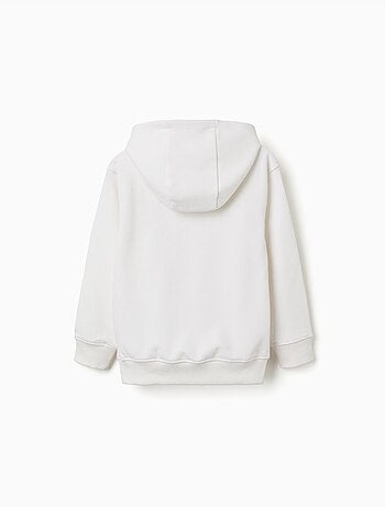 Sudadera con capucha con bordado bouclé ZY