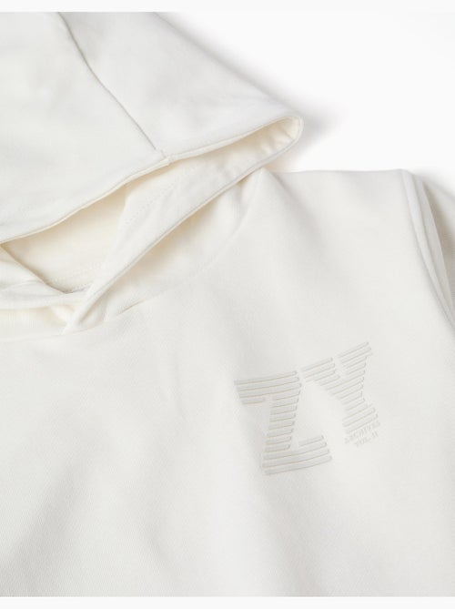 Sudadera con capucha con estampado en relieve ZY - Kiabi