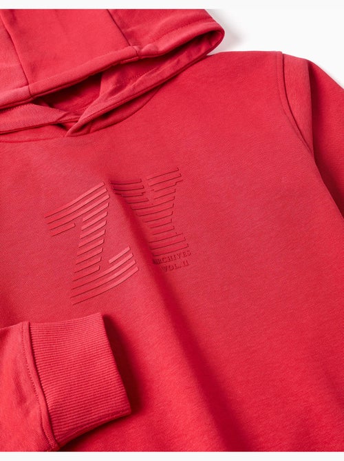 Sudadera con capucha con estampado en relieve ZY - Kiabi