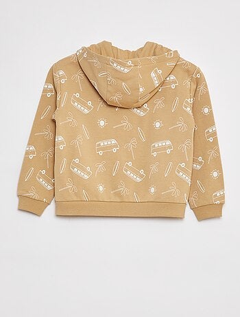 Sudadera con capucha con estampado