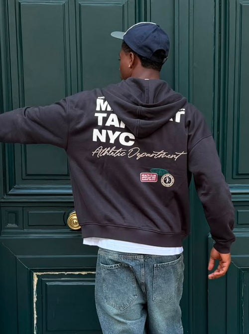 Sudadera con capucha con estampado por delante y por detrás - Kiabi