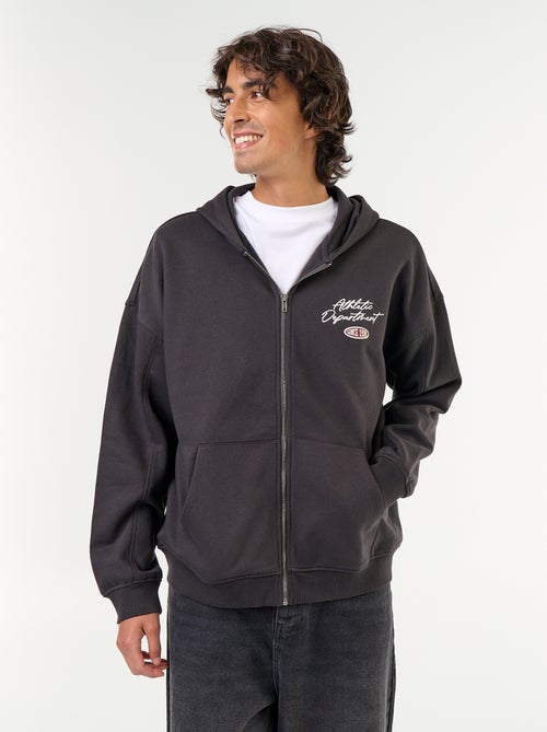 Sudadera con capucha con estampado por delante y por detrás - Kiabi