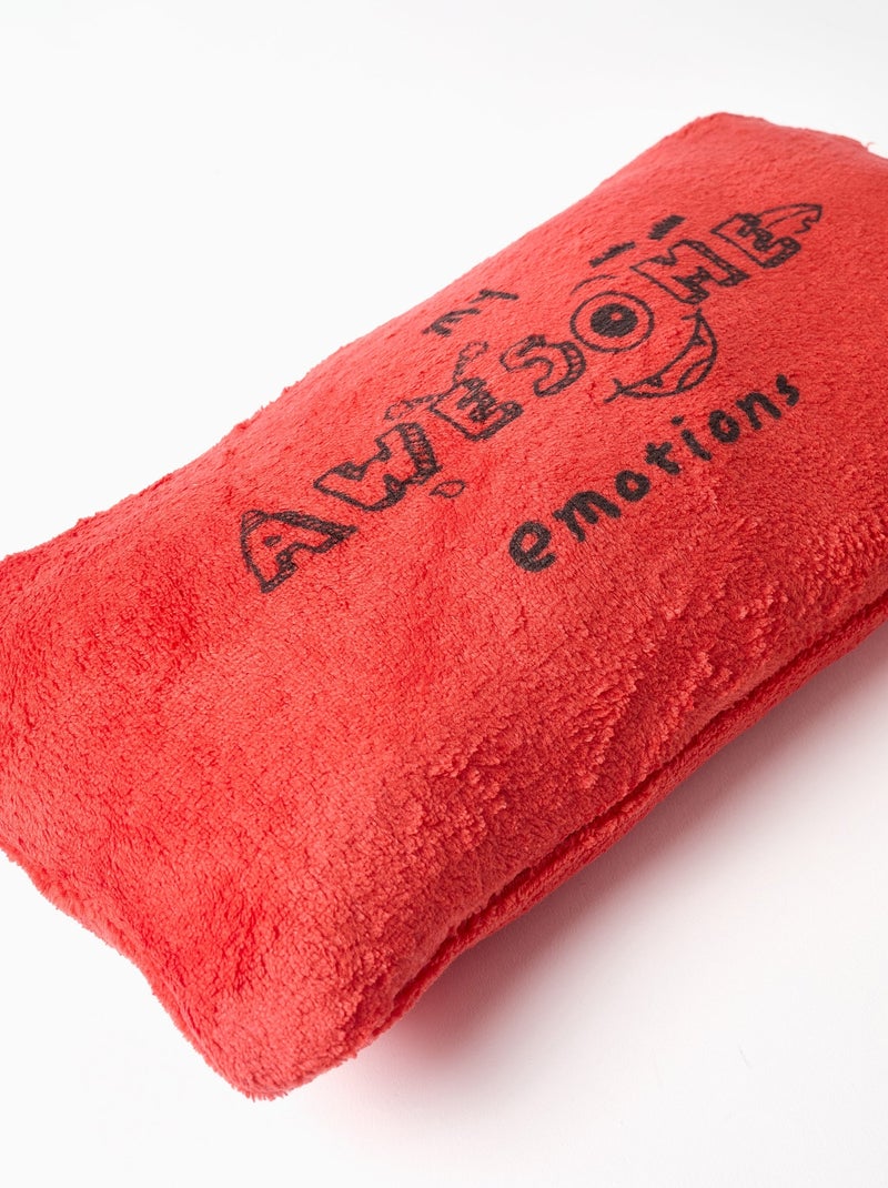Sudadera con capucha convertible 'emociones' Rojo - Kiabi