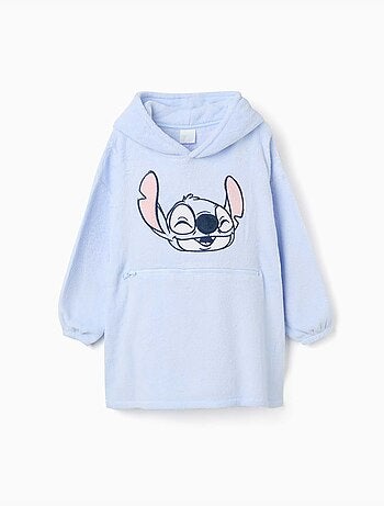 Sudadera con capucha convertible en terciopelo coral stitch