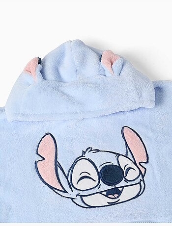 Sudadera con capucha convertible en terciopelo coral stitch