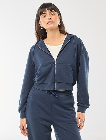 Sudadera con capucha corta