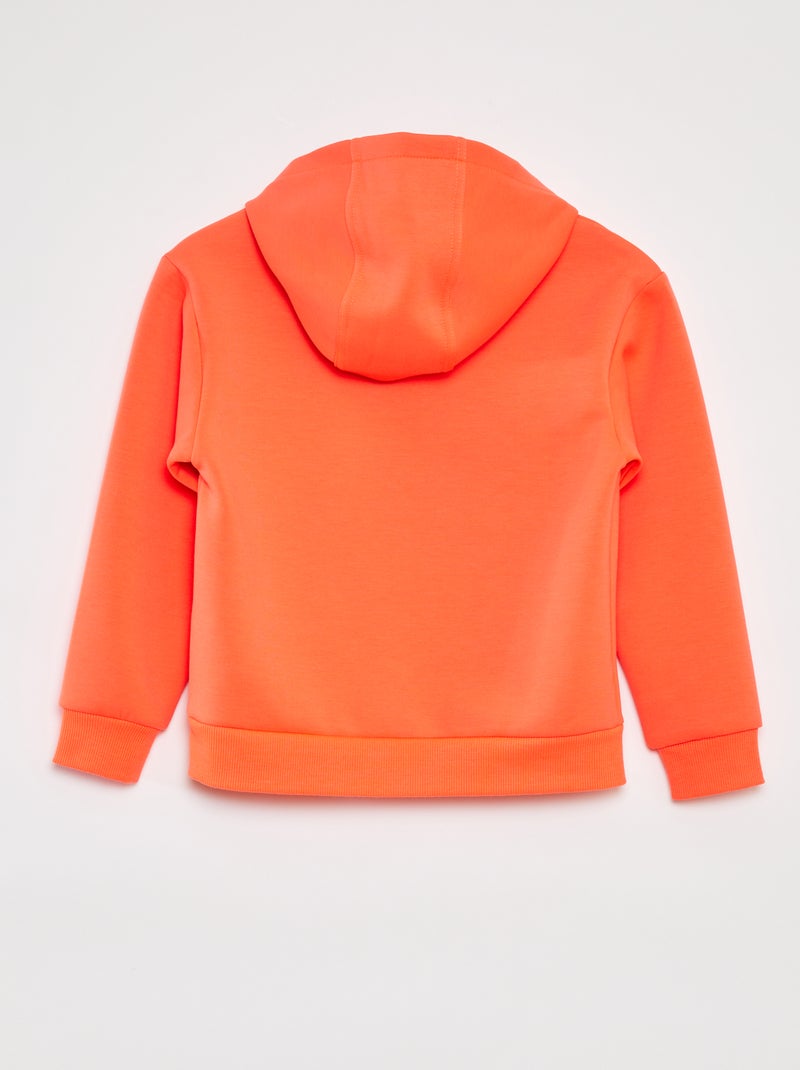 Sudadera con capucha corte loose NARANJA - Kiabi