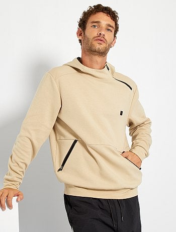 Sudadera cremallera sin capucha hombre con descuentos | Kiabi