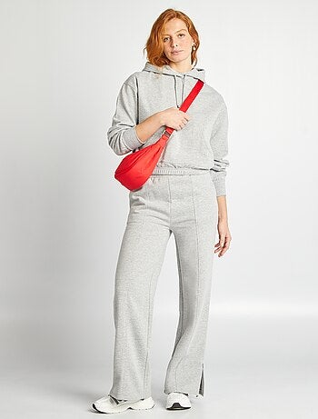 Sudadera con capucha crop