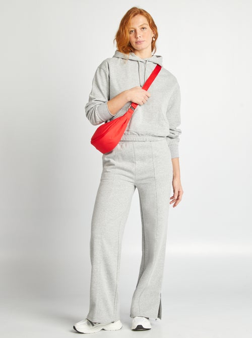 Sudadera con capucha crop - Kiabi