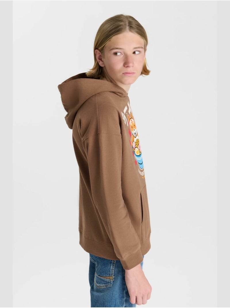 Sudadera con capucha darabo Marrón - Kiabi