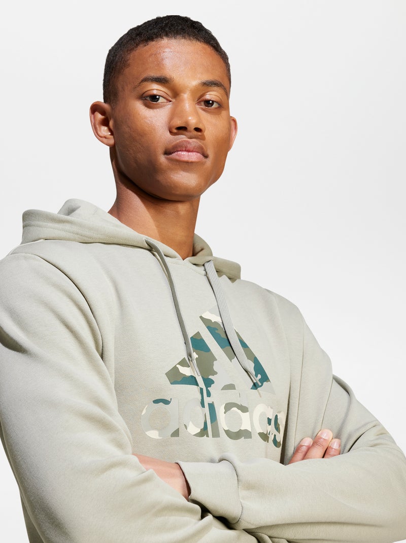 Sudadera con capucha de 'Adidas' con logo de camuflaje GRIS - Kiabi