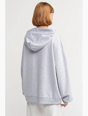 Sudadera con capucha de algodón oversize dilvin