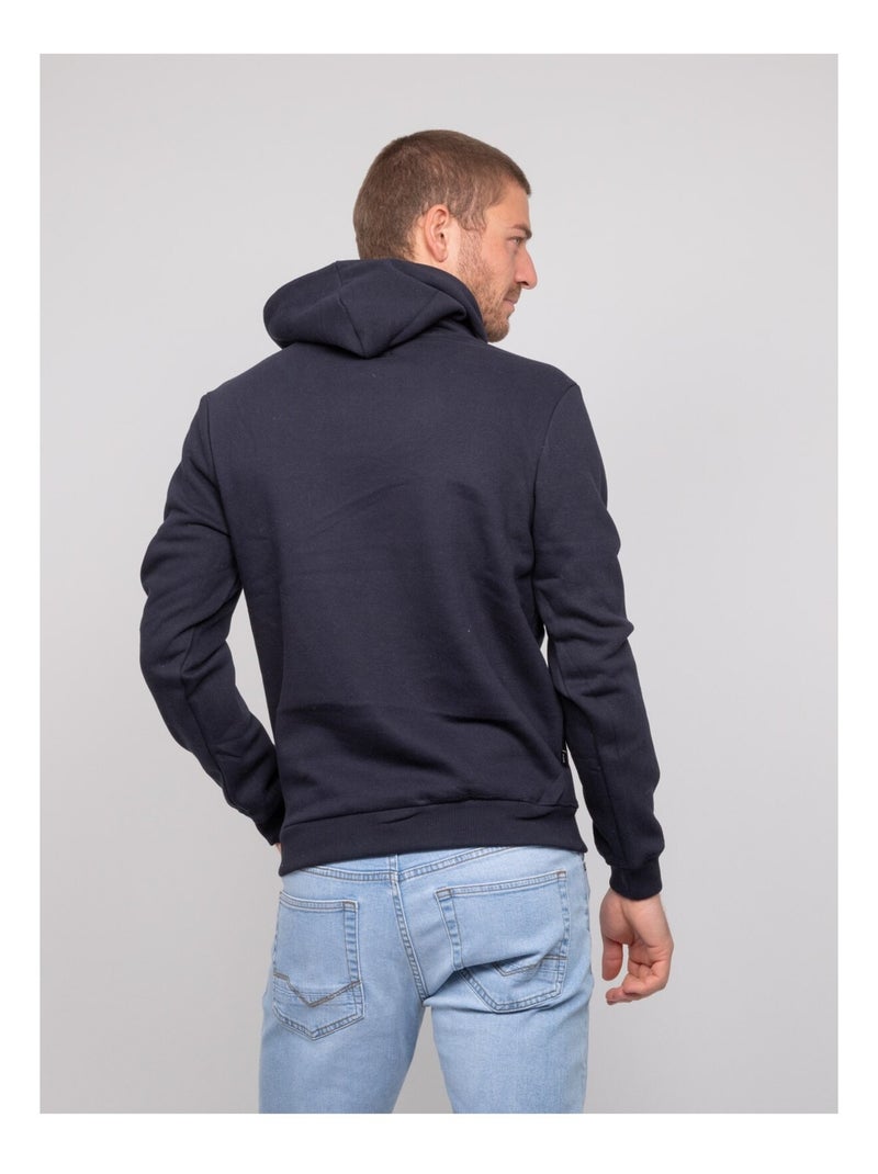 Sudadera con capucha de algodón WOLFIGE Azul marino - Kiabi