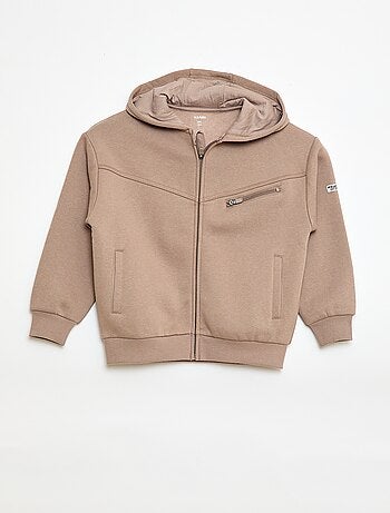 Sudadera con capucha de felpa