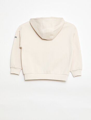 Sudadera con capucha de felpa