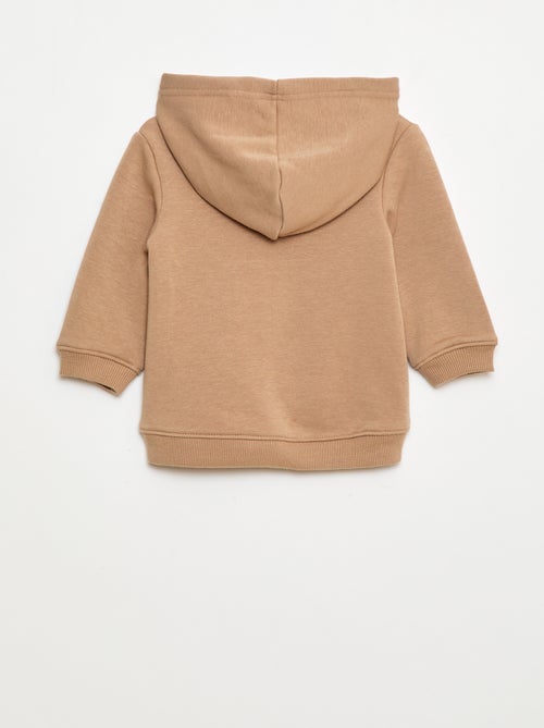 Sudadera con capucha de felpa con diseño de conejito - Kiabi