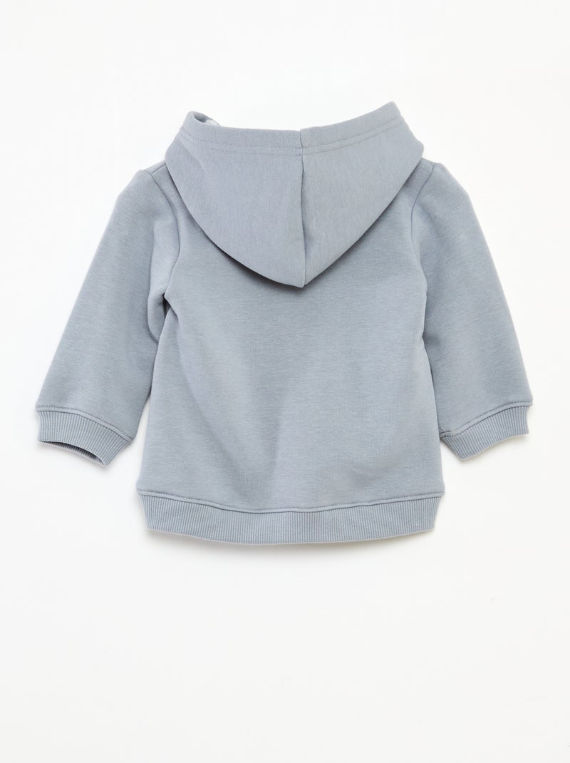 Sudadera con capucha de felpa con diseño de conejo Azul - Kiabi