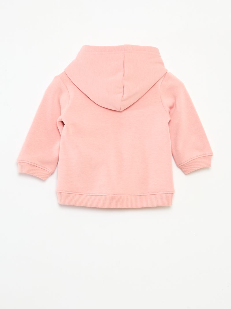 Sudadera con capucha de felpa con diseño de conejo Rosa - Kiabi