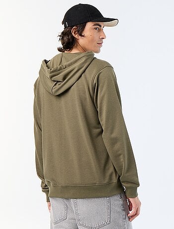 Sudadera con capucha de felpa