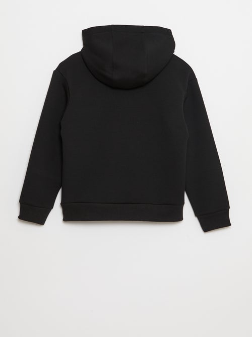 Sudadera con capucha de felpa ligera con bolsillo en el pecho - Kiabi