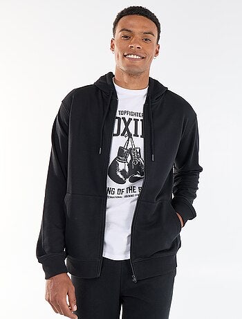 Sudadera con capucha de felpa