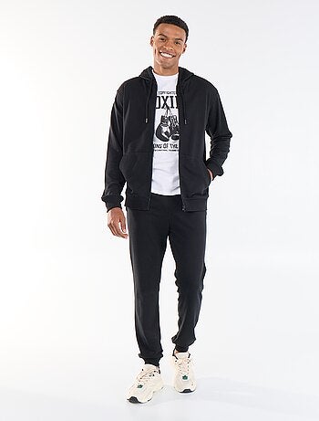 Sudadera con capucha de felpa