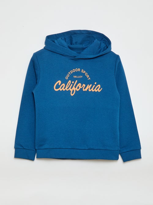 Sudadera con capucha de felpa perchada - Kiabi