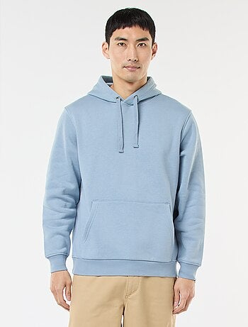 Sudadera con capucha de felpa perchada con bolsillo canguro