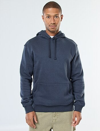 Sudadera con capucha de felpa perchada con bolsillo canguro
