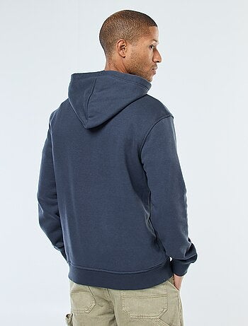 Sudadera con capucha de felpa perchada con bolsillo canguro