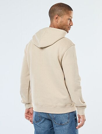 Sudadera con capucha de felpa perchada con bolsillo canguro
