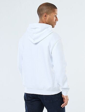 Sudadera con capucha de felpa perchada con bolsillo canguro