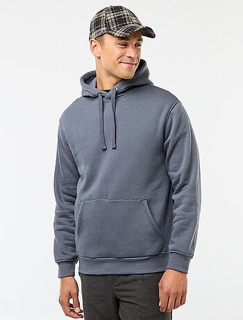 Sudadera con capucha de felpa perchada con bolsillo canguro