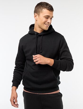 Sudadera con capucha de felpa perchada con bolsillo canguro