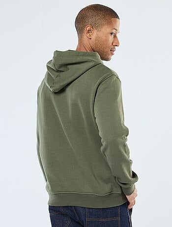 Sudadera con capucha de felpa perchada con bolsillo canguro