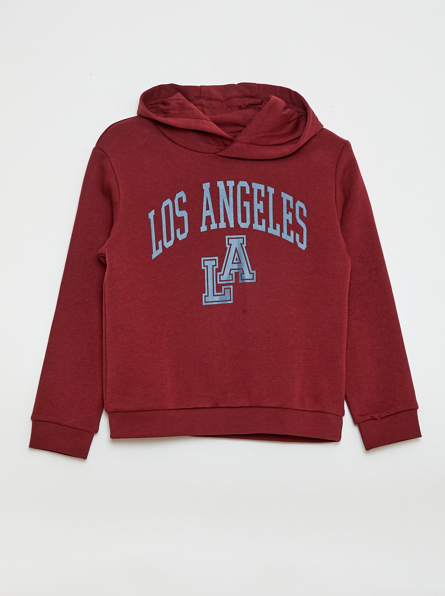 Sudadera con capucha de felpa perchada